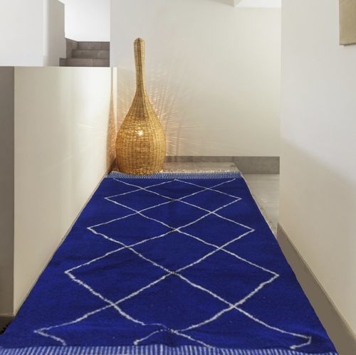 Moderner Teppich - Essaouira - AFK Living - Karomuster / Wolle / rechteckig