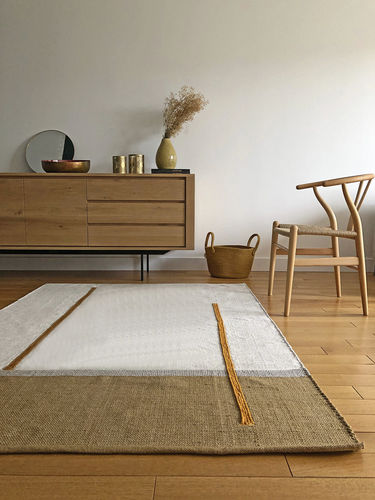 Moderner Teppich - ATLAS - AFK Living - Motiv / Naturfaser / Wolle