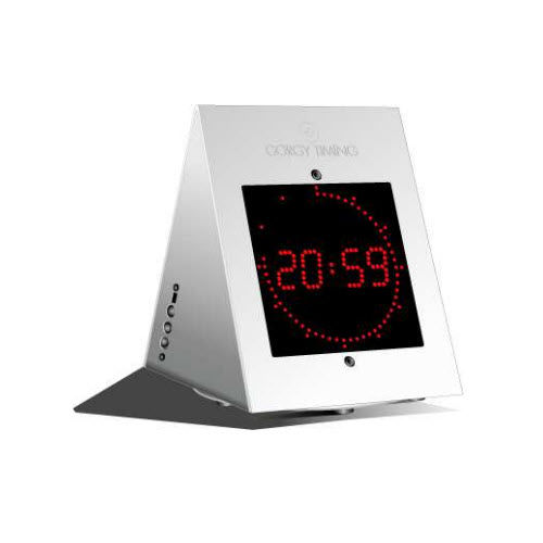 Moderne Uhr - LEDI 1/60 - Gorgy Timing - Tisch / digital / Aluminium