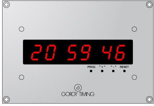 Moderne Uhr - LEDI® 2S NTP - Gorgy Timing - für Wandeinbau / digital / für Büro