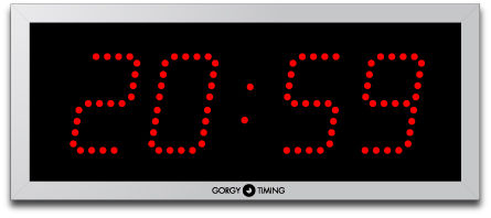 Moderne Uhr - LEDI® 10 - Gorgy Timing - wandmontiert / digital / Aluminium