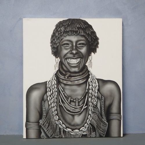 Handgemalt-Gemälde - QUADRE7 - ARRELART - Portrait
