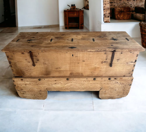 Truhe / rustikaler Stil - MONTECARLO - ARRELART - Teakholz / rechteckig