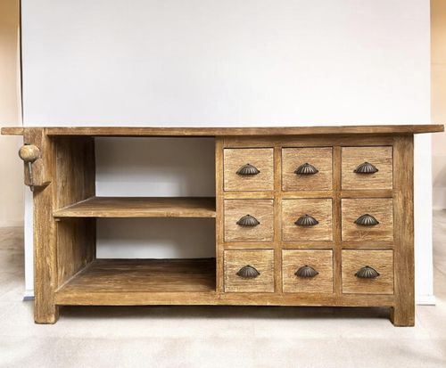 Klassischer Badezimmer-Schrank - SAN GIOVANNI - ARRELART - für Privatgebrauch / für Hotels / Teakholz
