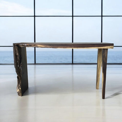 Moderner Konsolentisch - VERBIER - ARRELART - Massivholz / Gestell aus Massivholz / rechteckig