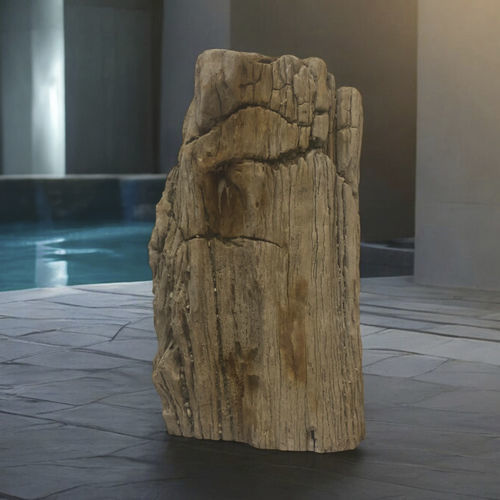 Holzskulptur - ELODIE - ARRELART - für Außenbereich / handgefertigt / bodenstehend