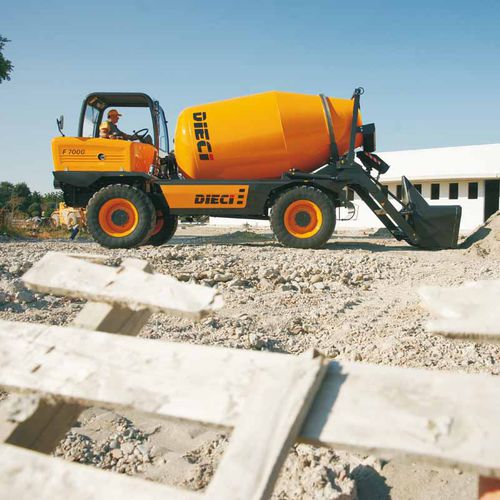 Diesel-Autobetonmischer - AB F 7000 - DIECI - für Baustelle / zum Laden