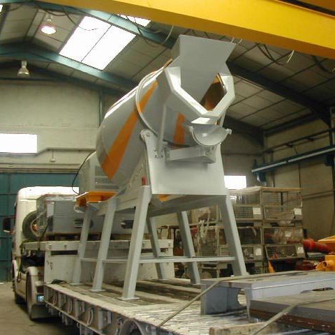 Mobiler Betonmischer - EMA 1 - Partindus - festinstalliert / elektrisch / hydraulisch