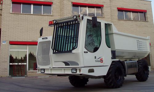 Muldenkipper mit Heckentladung - TRANSPORTER 15 - Partindus - mit Gummireifen / Diesel / für Baustelle