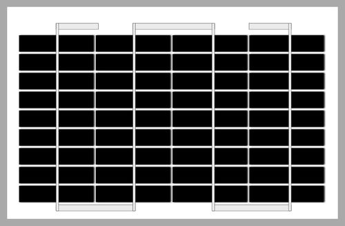 Monokristallines Photovoltaik-Modul - SI-ESF-M-NE-M-5W - Solar Innova Green Technology - aus entspiegeltem Glas / selbstreinigend