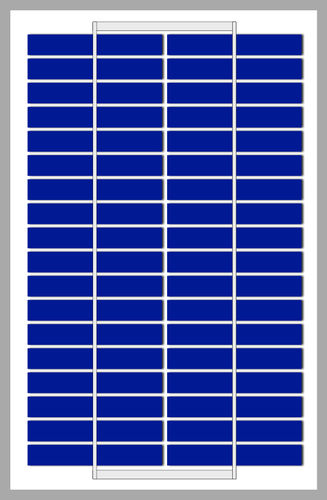 Photovoltaik-Modul / polykristallines Silizium - SI-ESF-M-NE-P-5W - Solar Innova Green Technology - aus entspiegeltem Glas / selbstreinigend