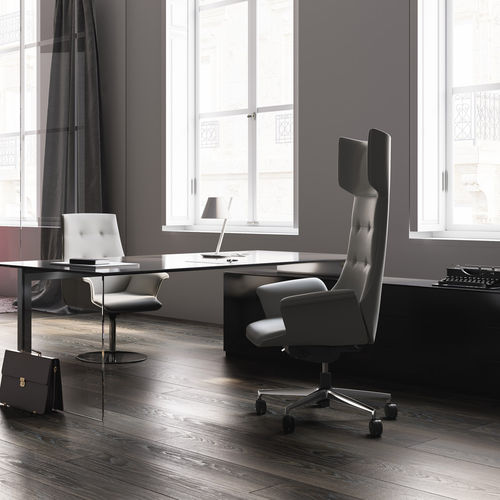 Moderner Chefsessel - MAXIMA - ARTE & D SRL - Kunstleder / Leder / Stoff