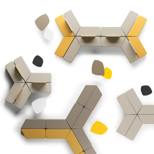 Modulare Polsterbank - MANTRA - ARTE & D SRL - modern / Stoff / Leder