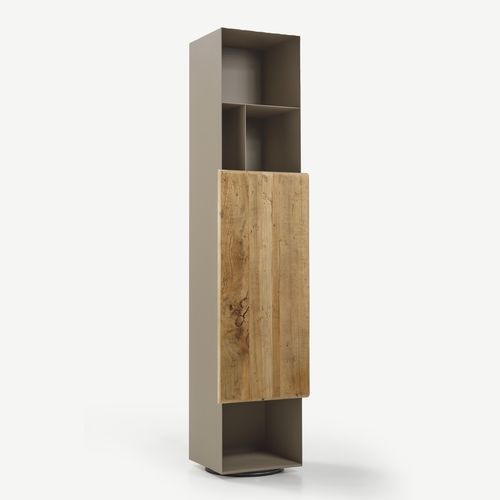 Modernes Regal - Finissimo Butler - Nature Design - Eiche / amerikanischer Nussbaum / Natureiche
