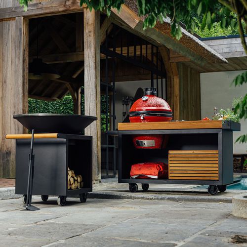 Gartenküche-Schrank / für Garten - O-K-T-B - OFYR France - Holz / für Privatgebrauch