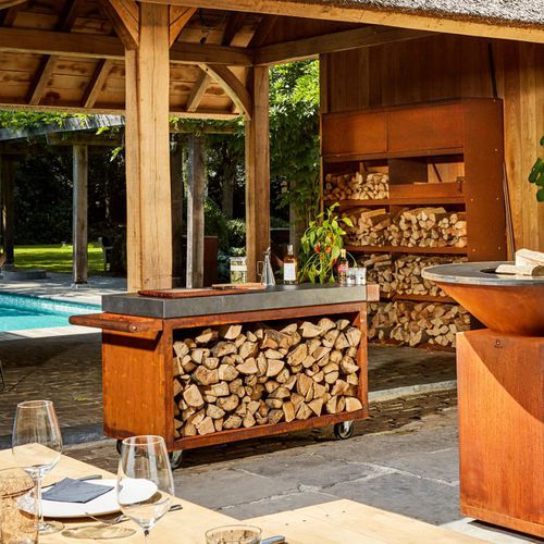 Gartenküche-Schrank / für Garten - MP-PRO - OFYR France - Holz