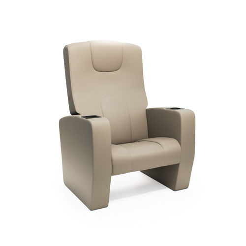 Stoffkinosessel - LUCCA GLIDE - FERCO SEATING SYSTEMS M SDN BHD - Leder / Holz / für Theater