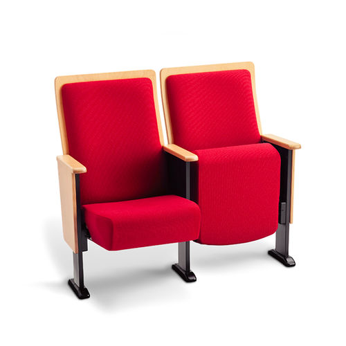 Moderner Auditoriumsessel - TS71 - CADENZA - FERCO SEATING SYSTEMS M SDN BHD - Stoff / Holz / klappbar