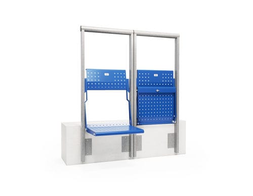 Versenkbare Sitztribüne - RailSeat One - FERCO SEATING SYSTEMS M SDN BHD - für den Außenbereich / für Sportanlage / Kunststoff