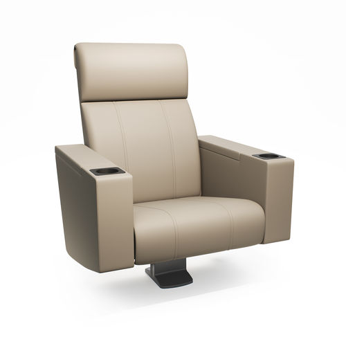 Leder-Kinosessel - VERONA - FERCO SEATING SYSTEMS M SDN BHD - Stoff / für Gewerbegebrauch / rot