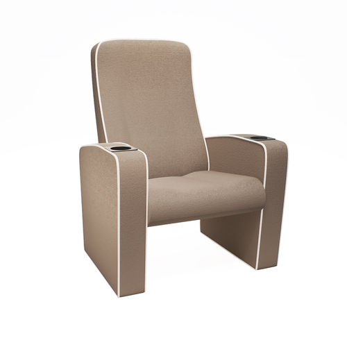 Leder-Kinosessel - ST OMER BOUTIQUE - FERCO SEATING SYSTEMS M SDN BHD - Stoff / für Gewerbegebrauch / rot
