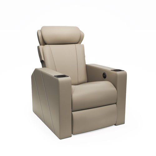 Stoffkinosessel - OPUS ZERO WALL - FERCO SEATING SYSTEMS M SDN BHD - Leder / für Gewerbegebrauch / schwarz