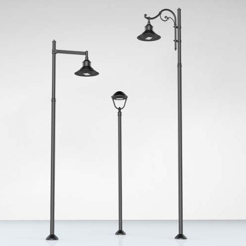 Lichtmast - IDRO - Ghisamestieri - Gusseisen / Stahl