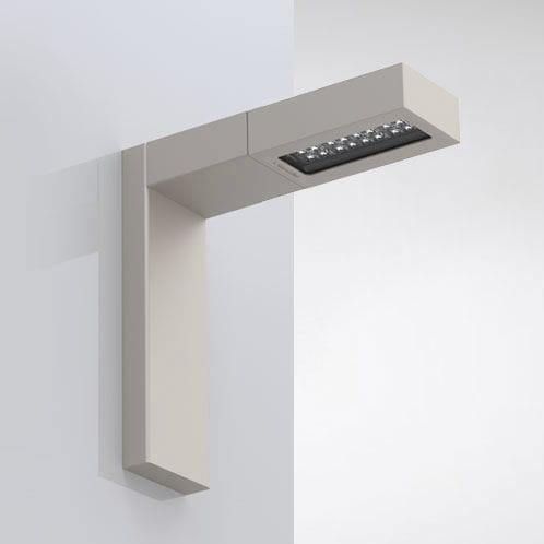 Moderne Wandleuchte - HULLA - Ghisamestieri - für Außenbereich / Metall / rechteckig
