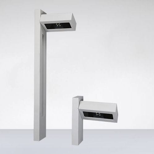 Leuchtpoller für Garten - HULLA GEO  - Ghisamestieri - modern / Glas / Aluminium