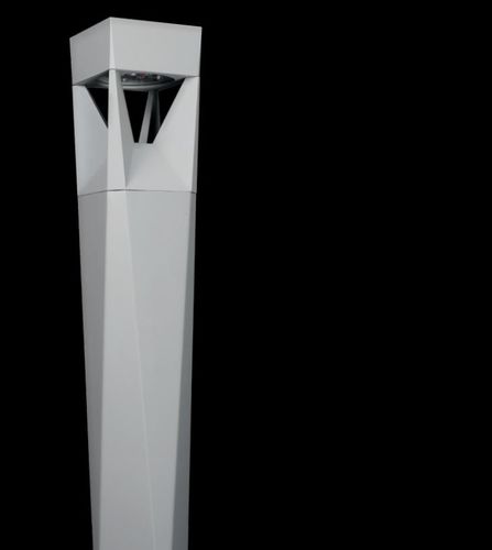 Leuchtpoller für Garten - KROM - Ghisamestieri - modern / Glas / Aluminium