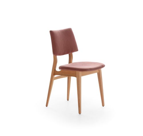 Restaurantstuhl / skandinavisches Design - HANNAH - Raga - für den Innenraum / Stoff / wasserbeständiges Gewebe