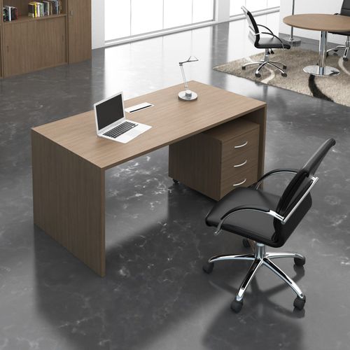 Bodenstehender Schreibtisch - OP - FERCIA - modern / Holz / gerade