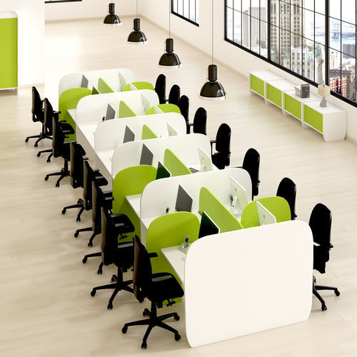 Schreibtisch für Open Space - CALL CENTER - FERCIA - bodenstehend / für 2 Personen / für 2 bis 4 Personen