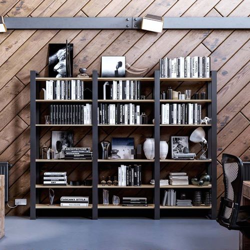 Selbsttragendes Regalsystem - OUTLINE - Damiano Latini srl - modern / Holz / Aluminium