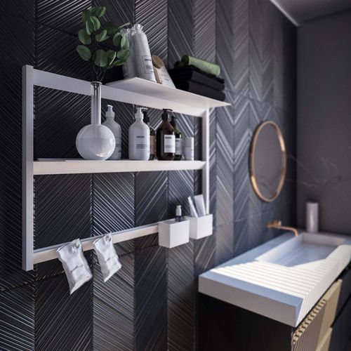 Wandmontiertes Regal - DAMA - Damiano Latini srl - Modul / modern / Aluminium