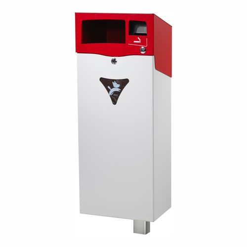 Park-Abfallbehälter - TANGO 60L: 7674-0129 - ROBI AG - System / bodenstehend / wandmontiert