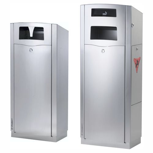 Park-Abfallbehälter - VENTURA 110L : 8700-XXXX - ROBI AG - System / wandmontiert / hängend