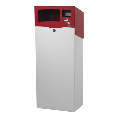 Park-Abfallbehälter - TANGO 60L: 7674-0029 - ROBI AG - System / bodenstehend / wandmontiert