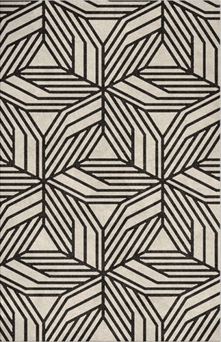 Moderner Teppich - CAUCA  - Rug's Society - geometrisches Muster / Wolle / Seide