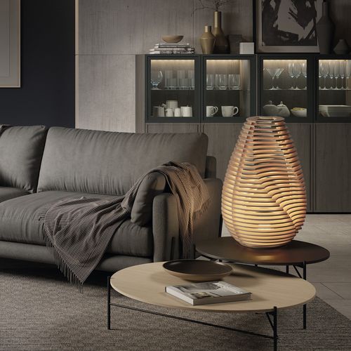 Tischlampe - TWIST h637 - Novolux Lighting - Buche / modern / mit Kabel