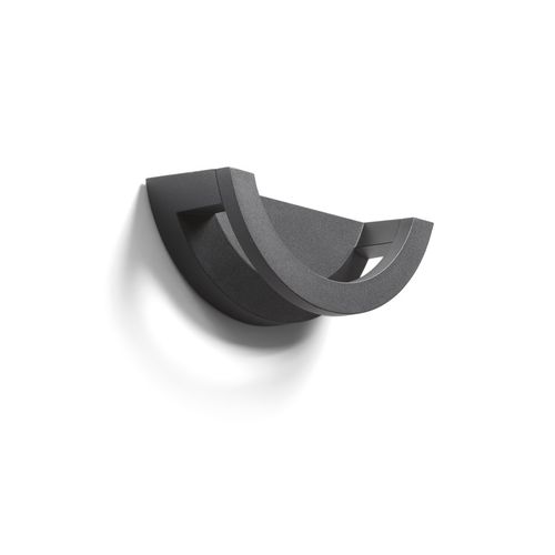 Moderne Wandleuchte - LOOP - Novolux Lighting - für Außenbereich / Aluminium / halbrund