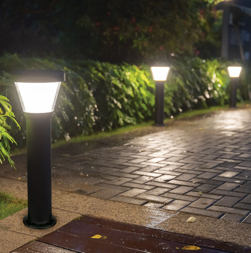 Leuchtpoller für Garten - ERGO - Novolux Lighting - modern / Aluminium / LED