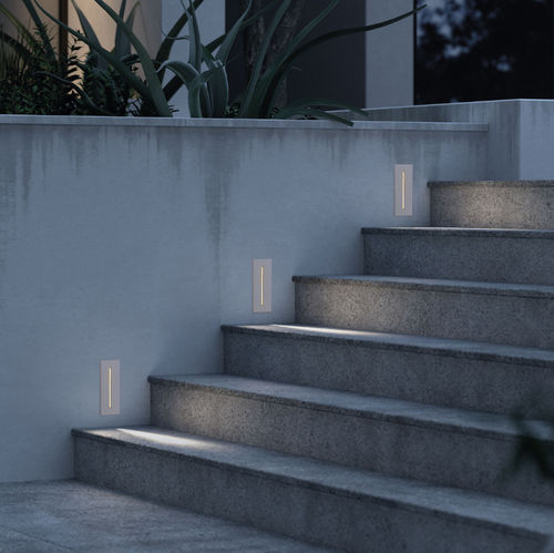 Moderne Wandleuchte - LINE - Novolux Lighting - für Außenbereich / Aluminium / rechteckig