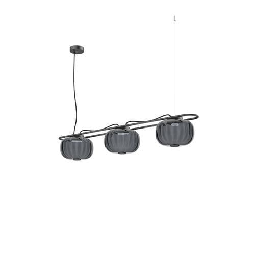 Hängelampe - KRISTA  - Novolux Lighting - Stahl / Glas / Holz