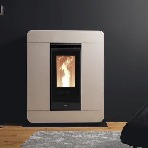 Pelletkaminofen - DIVA AIR - Klover - 5 kW...10 kW / freistehend / modern