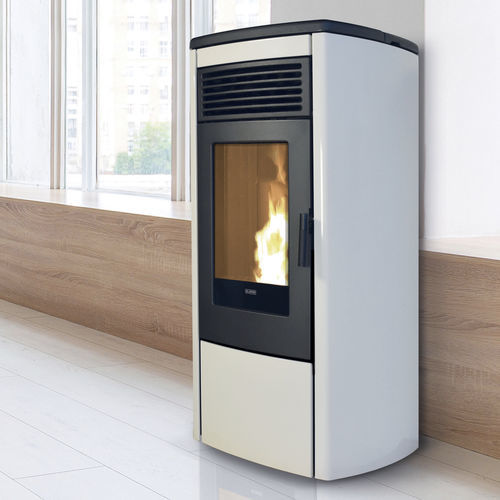 Pelletkaminofen - AURA 100  - Klover - 5 kW...10 kW / freistehend / modern