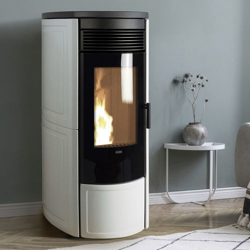 Pelletkaminofen - OMEGA PLUS - Klover - 5 kW...10 kW / freistehend / modern