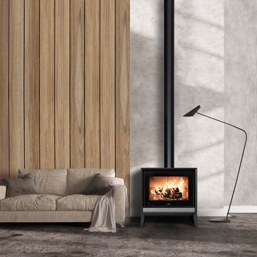 Holz-Kaminofen - VENUS CLASSIC - Klover - 5 kW...10 kW / freistehend / modern