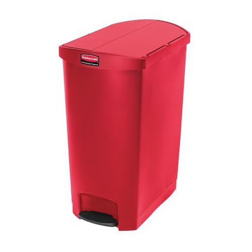 Containerform-Abfallbehälter - SLIM JIM® : STEP-ON - Rubbermaid Commercial Products - Harz / mit Pedal / für Gewerbegebrauch
