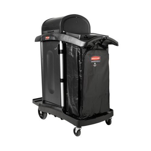 Reinigungswagen - EXECUTIVE : JANITORIAL - HIGH-SECURITY - Rubbermaid Commercial Products - für Gewerbegebrauch / Kunststoff